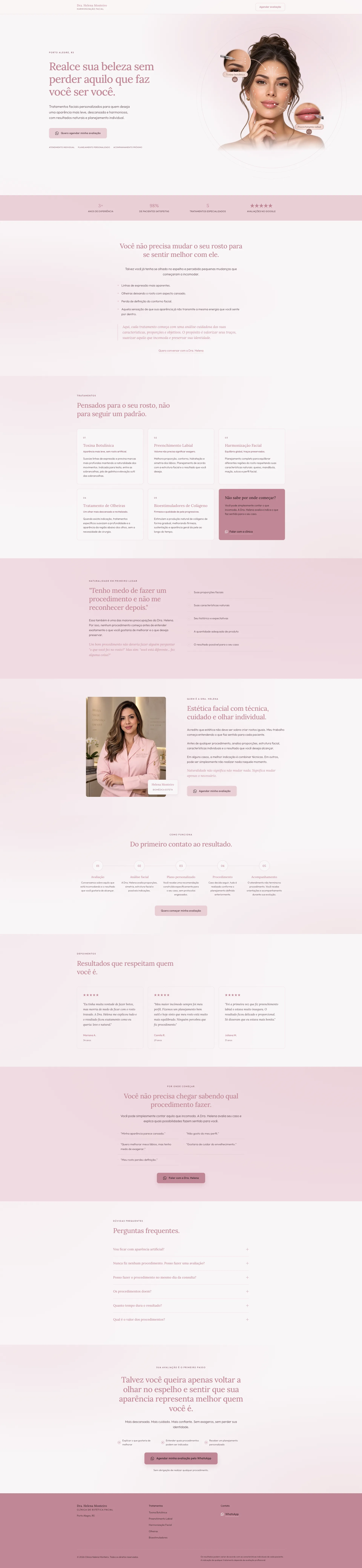 Projeto de landing page para saúde